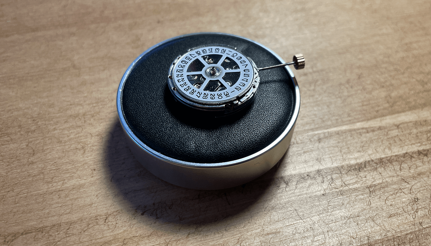 Watch building tools movement cushion